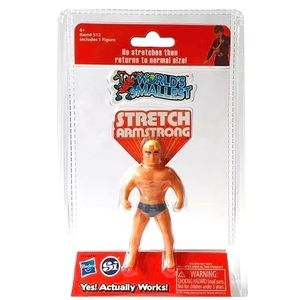 NWT☆Collectible☆World's Smallest~STRETCH ARMSTRONG By HASBRO Figure